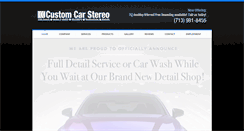 Desktop Screenshot of customcarstereo.com